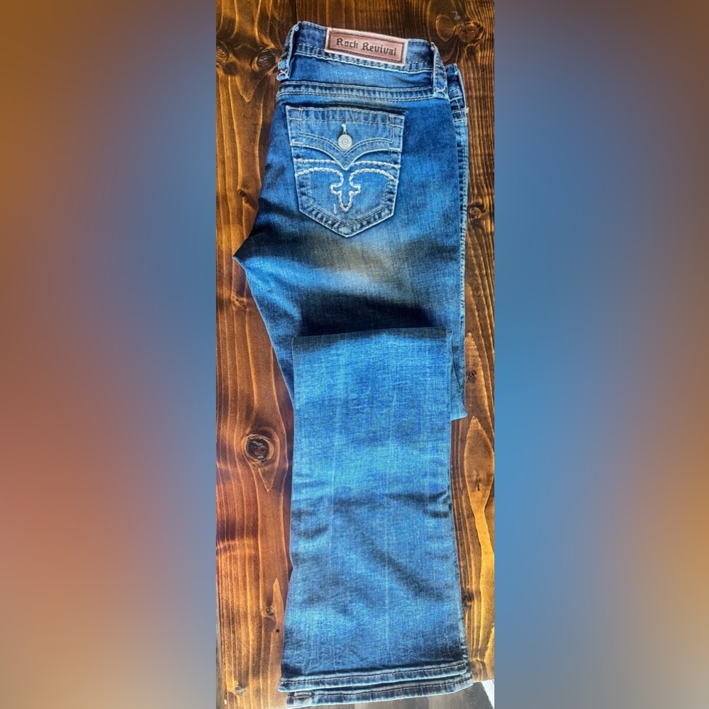Rock Revival Alivia Boot Jeans size 30 inseam 33